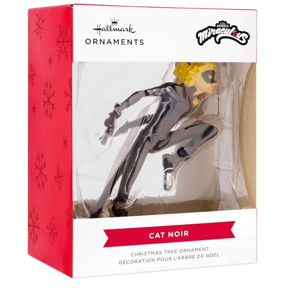 2024 Hallmark Miraculous Cat Noir Ornament NIB